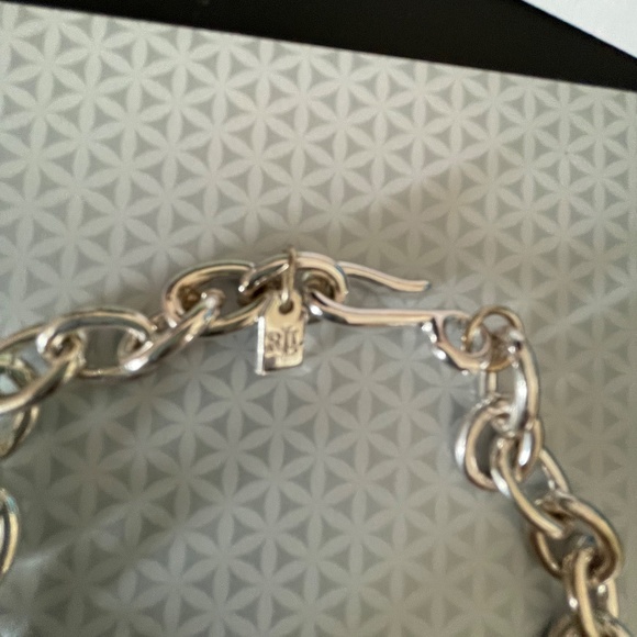 Lauren Ralph Lauren Silver tone and tortoise look collar - Picture 2 of 2